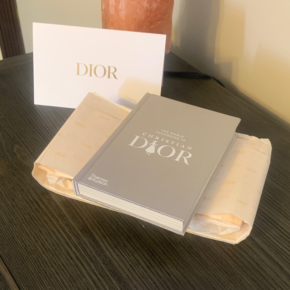 Dior Gray Hardcover Book with Packaging rare!